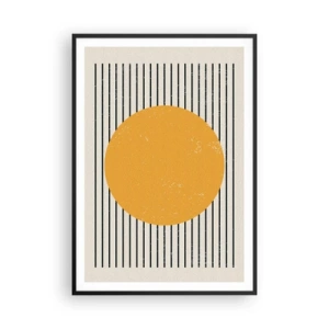 Plakat i sort ramme - Enkelthedens kraft - 70x100 cm