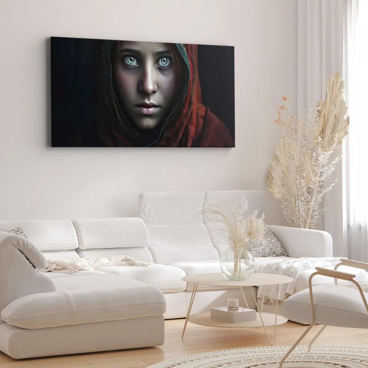 Lærredstryk - Billede på lærred - Østens prinsesse - 120x50 cm