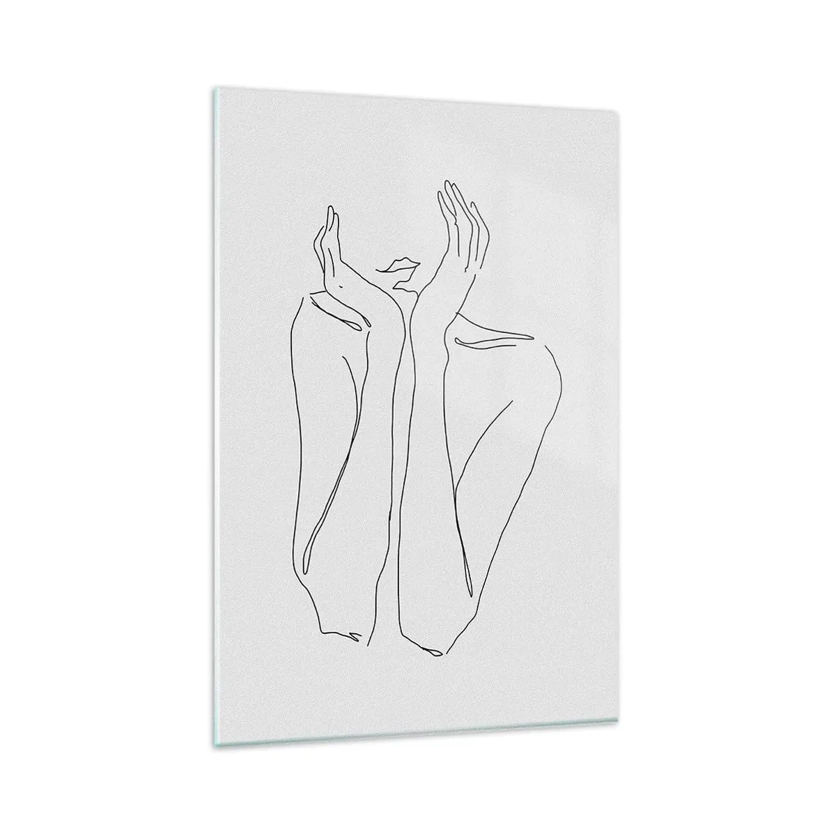 Billede på glas - Hvad piger drømmer om - 80x120 cm