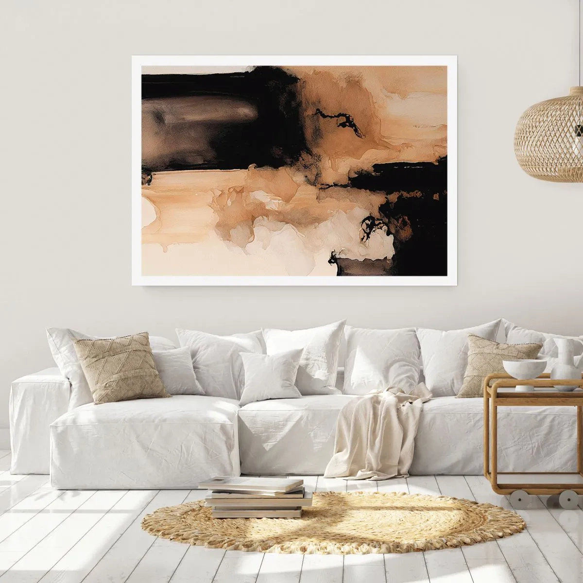 Plakat - En spændende abstraktion - 91x61 cm