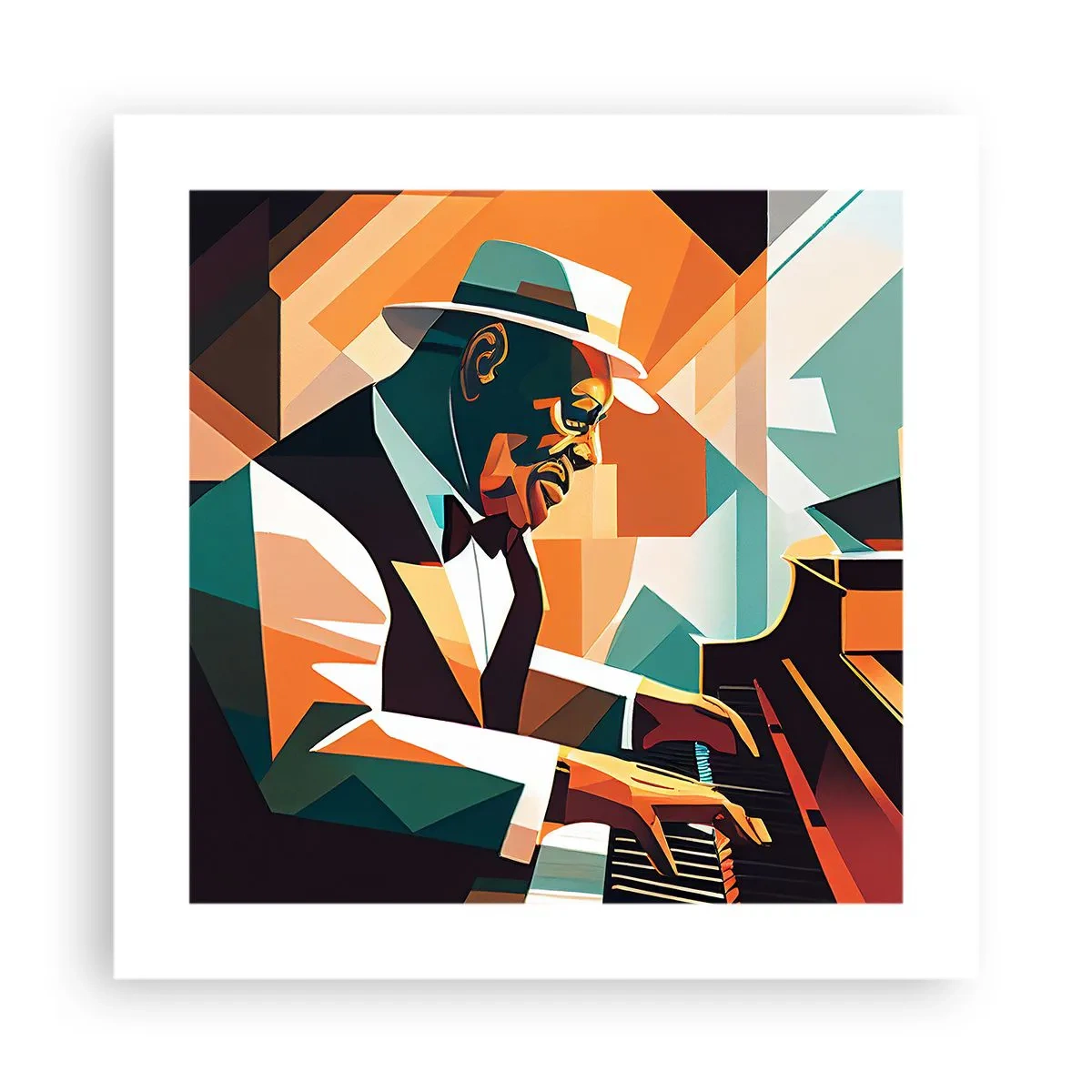 Plakat - Alt det jazz - 40x40 cm