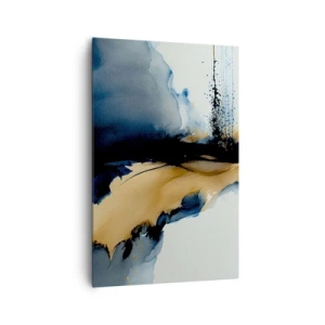 Lærredstryk - Billede på lærred - Bag sløret - 80x120 cm