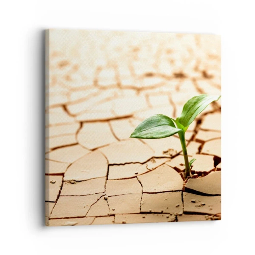 Lærredstryk - Billede på lærred - Den ukuelige livskraft - 30x30 cm