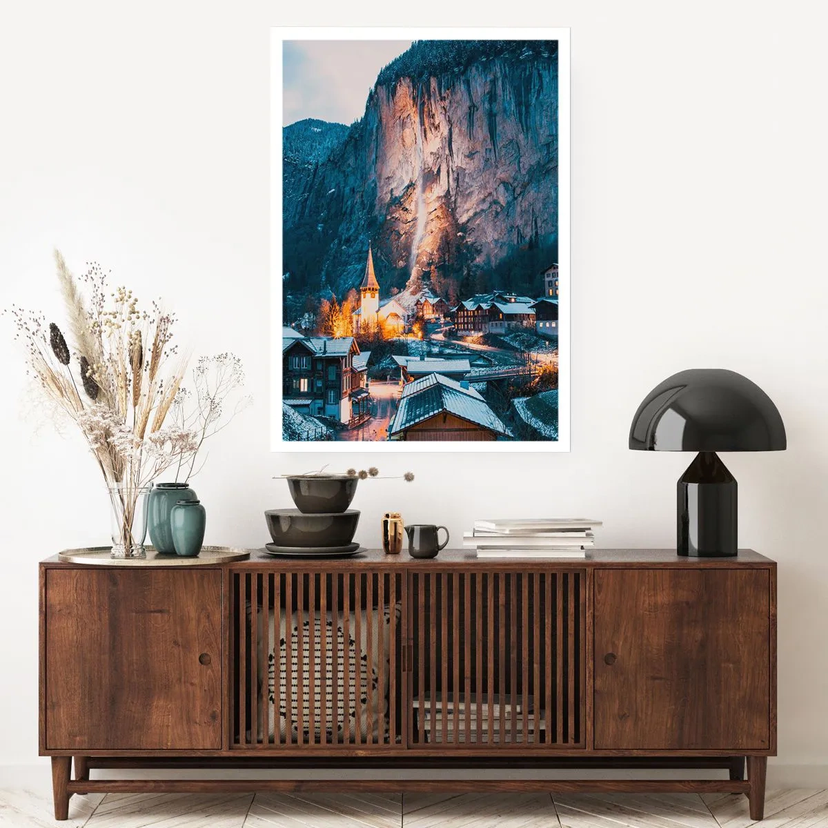 Plakat - Vinterens lysende ånd - 50x70 cm