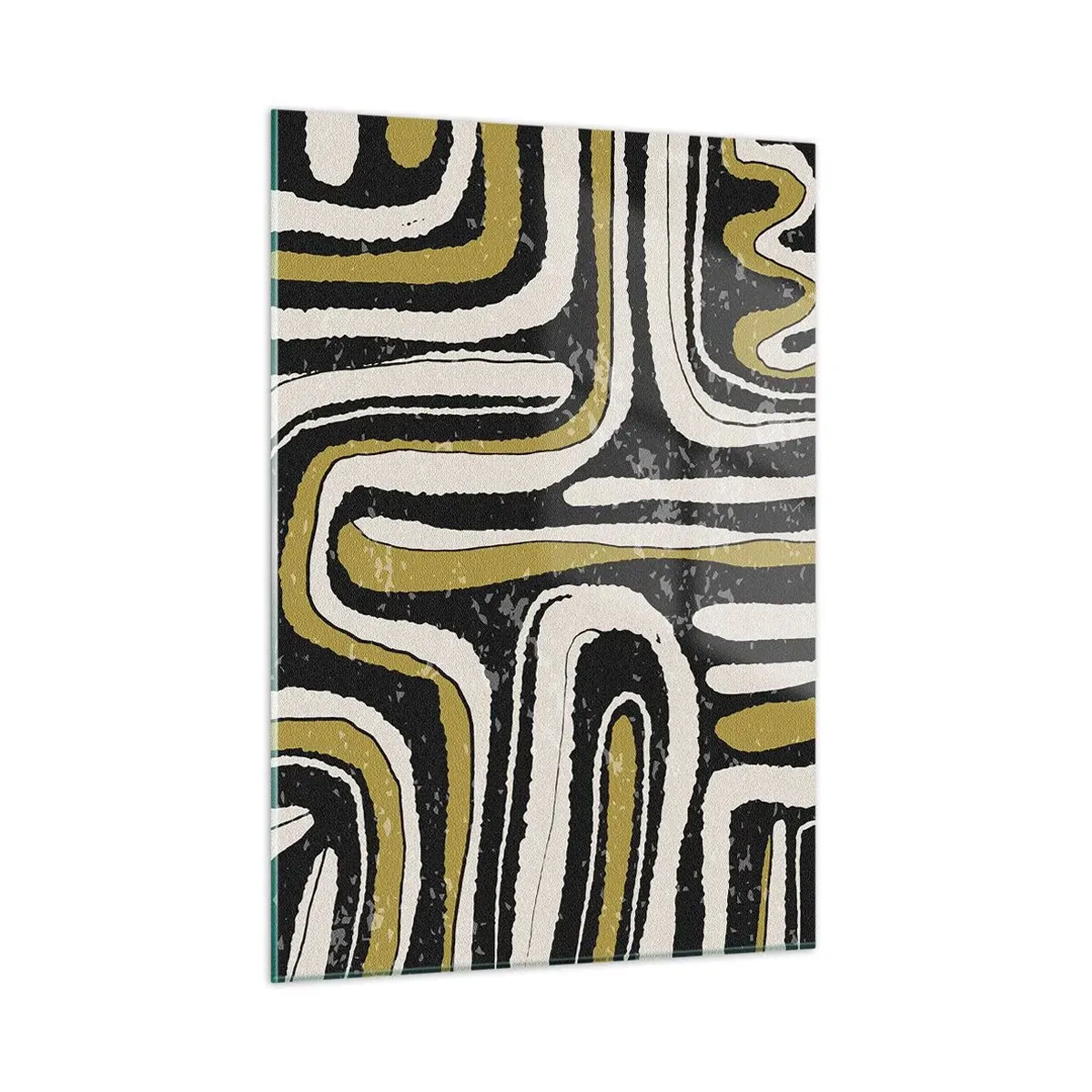 Billede på glas - Komposition: stier og gyder - 50x70 cm