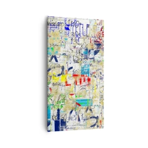 Lærredstryk - Billede på lærred - Simpelthen en fryd for øjet - 55x100 cm