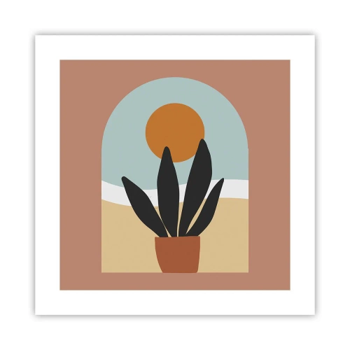 Plakat - Små glæder - 40x40 cm