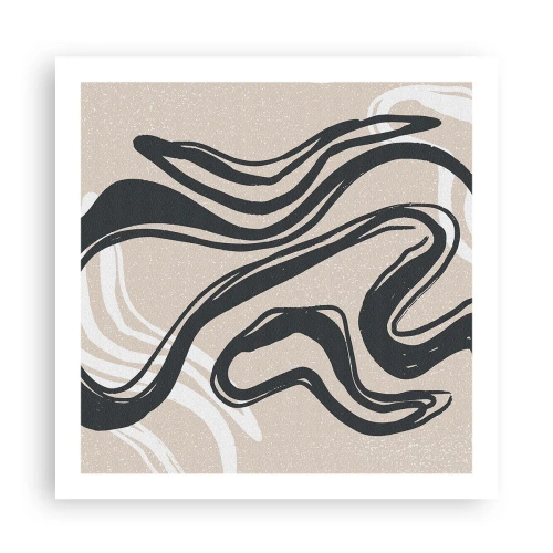 Plakat - Multipliceret udtryk - 60x60 cm