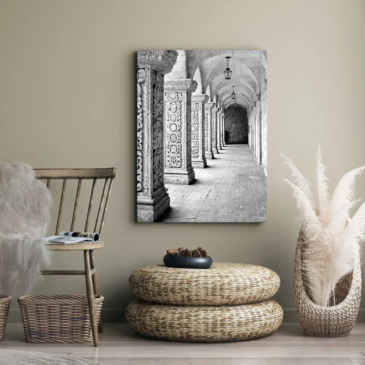 Lærredstryk - Billede på lærred - Og hvor går det hen...? - 50x70 cm