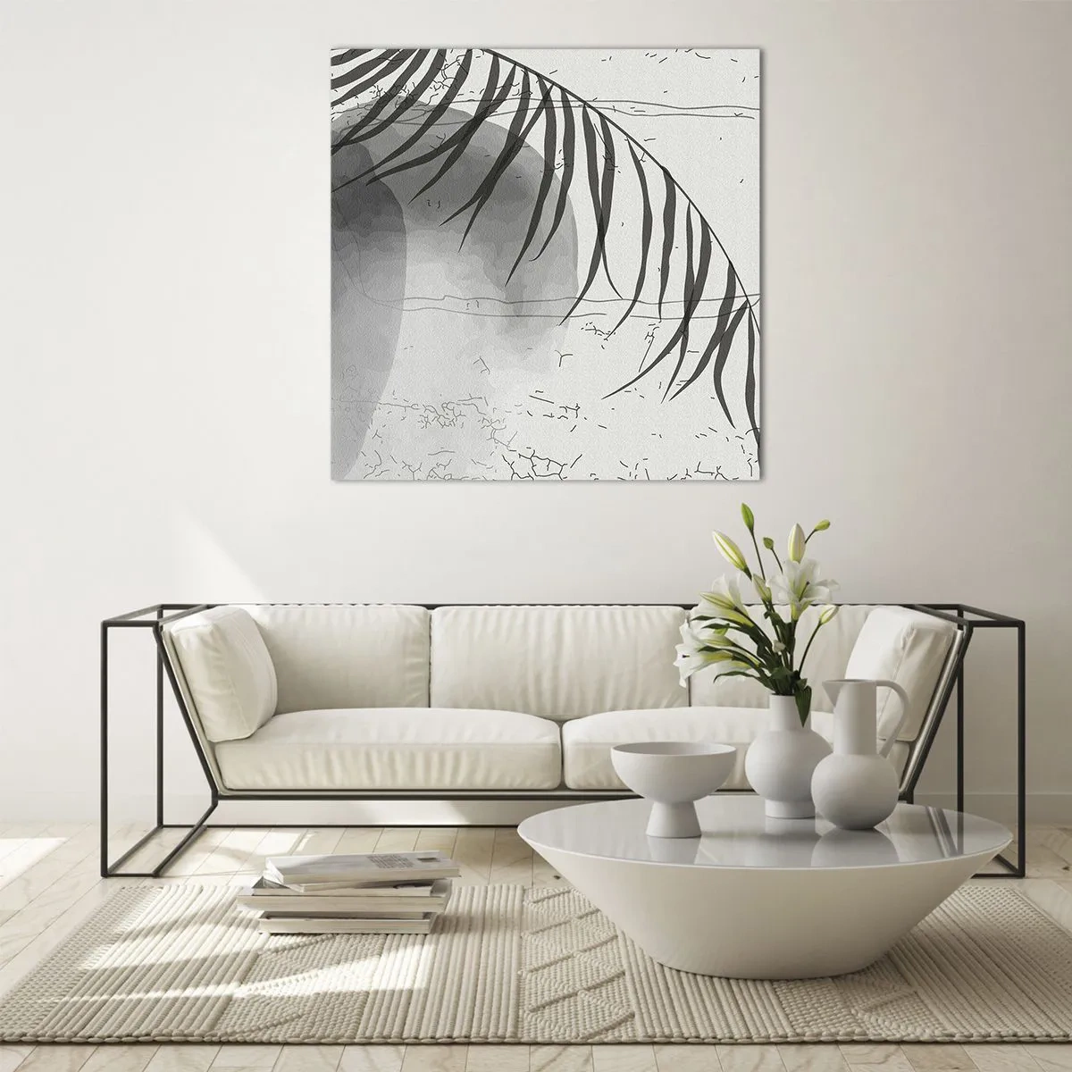 Billede på glas - Den subtile eksotisme i naturen - 70x70 cm