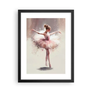 Plakat i sort ramme - Som en ung fugl - 30x40 cm