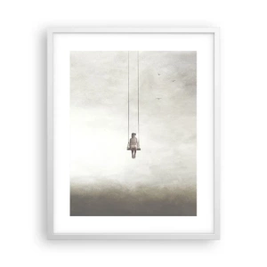 Plakat i hvid ramme - Barnet i os selv - 40x50 cm