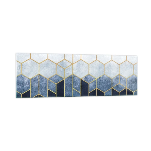 Billede på glas - Komposition i synkoperet rytme - 160x50 cm