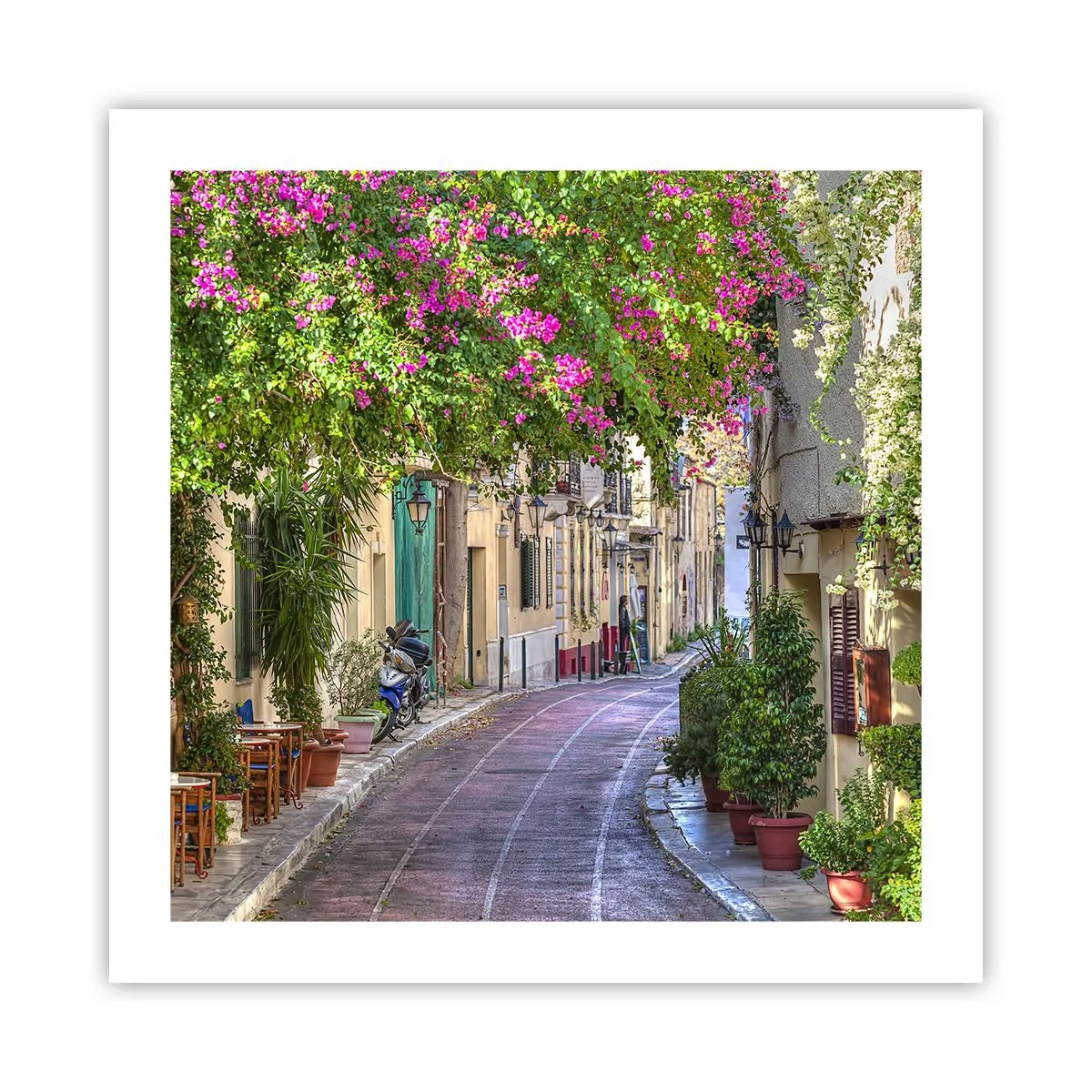 Plakat - En blomstrende gyde - 50x50 cm