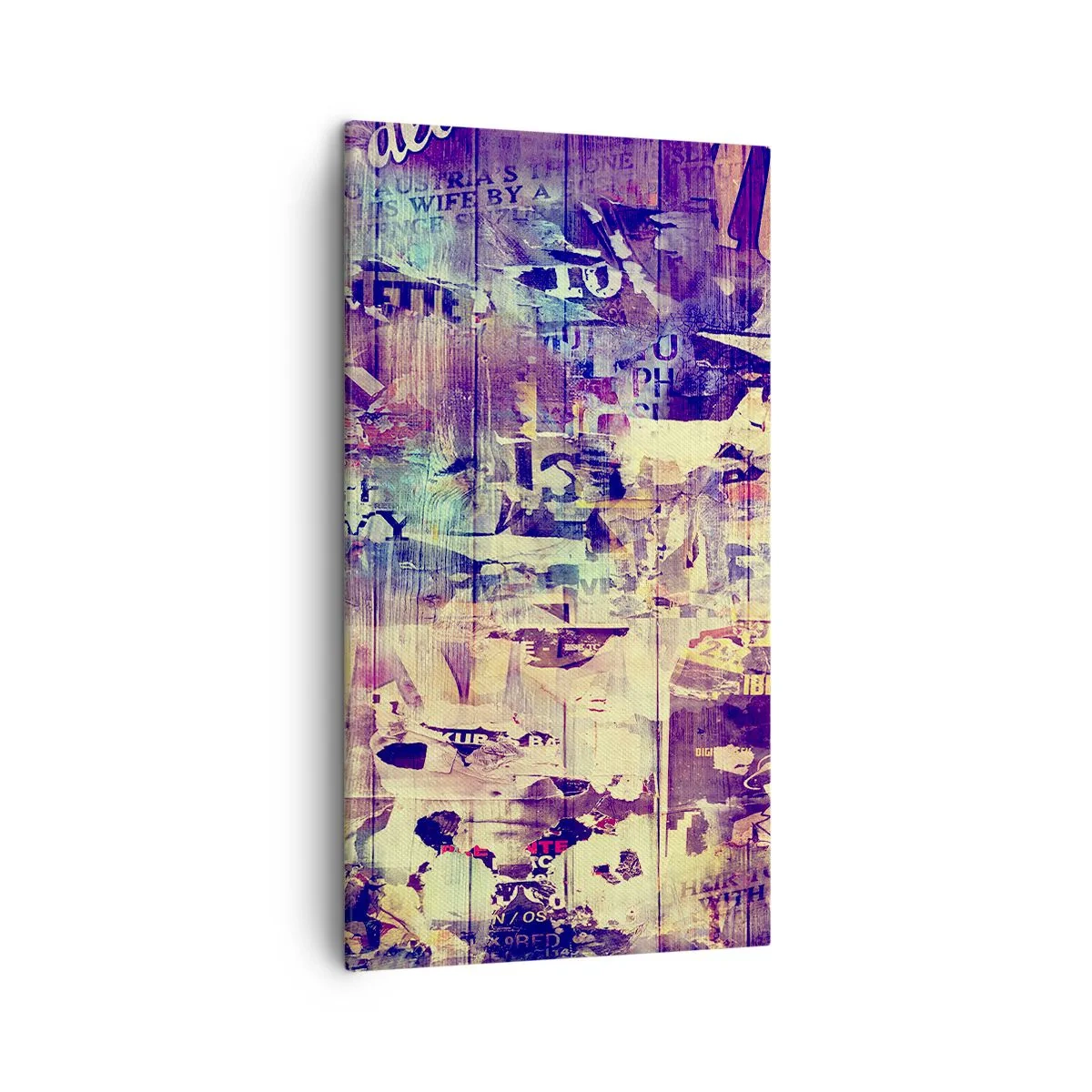 Lærredstryk - Billede på lærred - Og det er alt, hvad der vil være tilbage - 45x80 cm