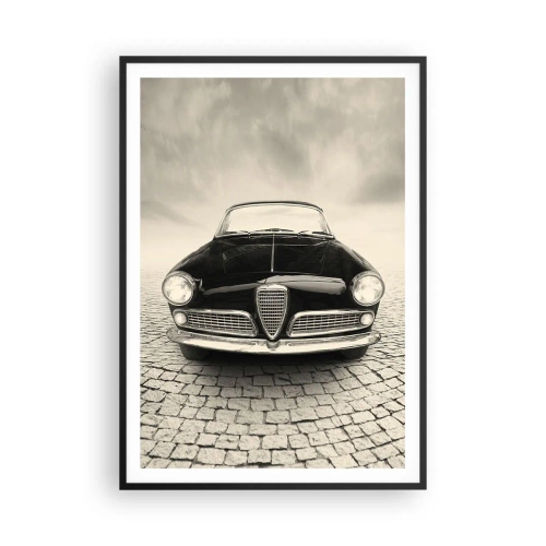Plakat i sort ramme - Og hvordan kan man ikke elske mig? - 70x100 cm