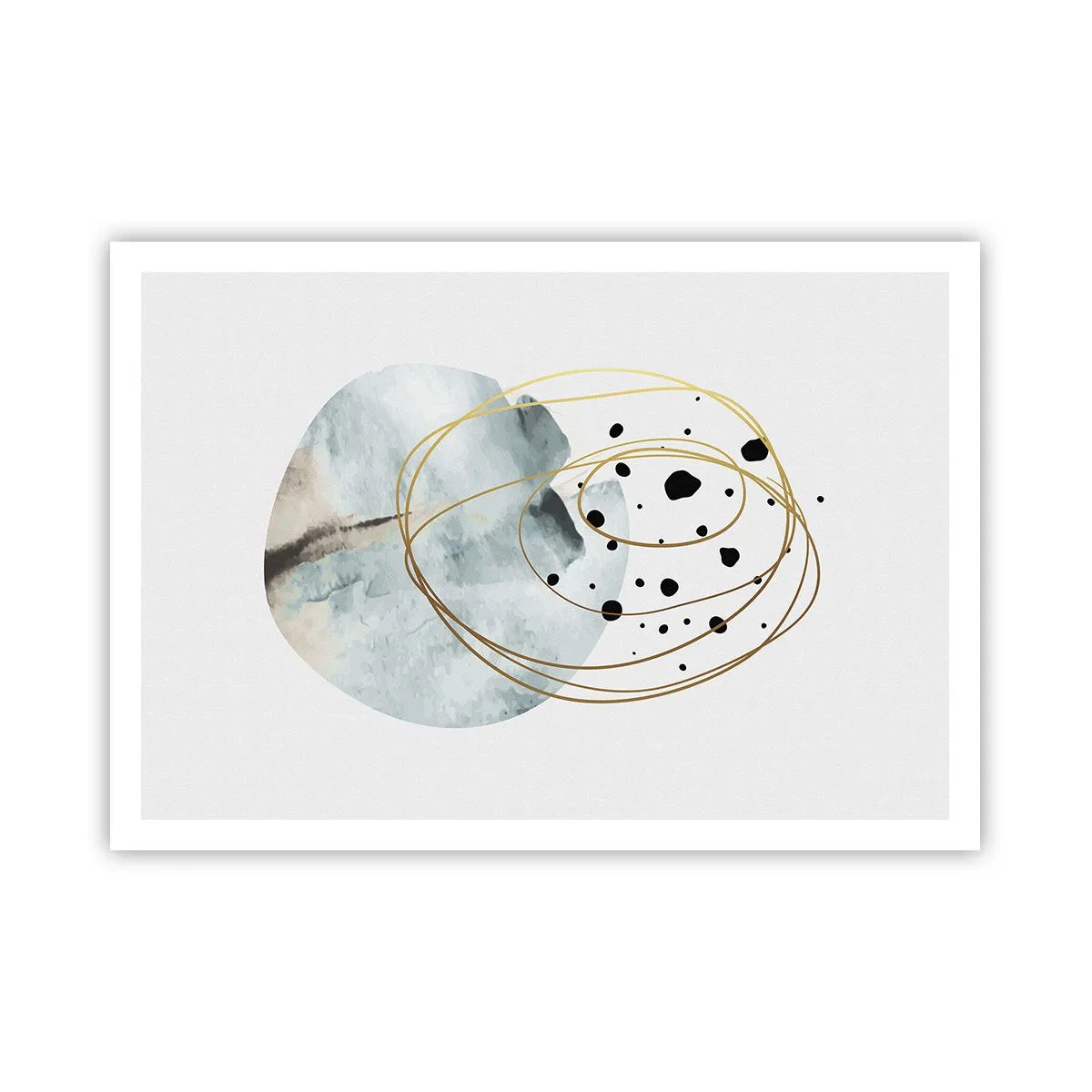 Plakat - I rummets favntag - 100x70 cm