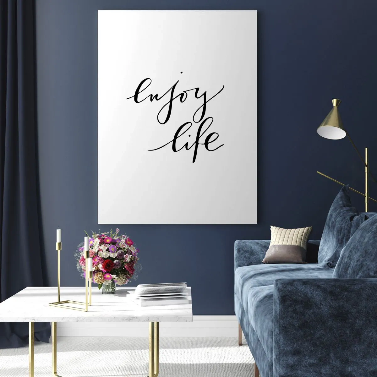Billede på glas - Intet at tilføje… - 70x100 cm