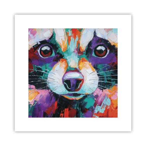 Plakat - Kun gode følelser - 30x30 cm