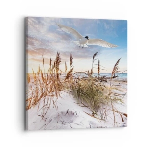 Lærredstryk - Billede på lærred - Vind fra havet - 30x30 cm