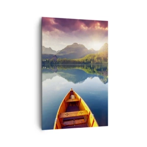 Lærredstryk - Billede på lærred - Intet imod naturen - 80x120 cm