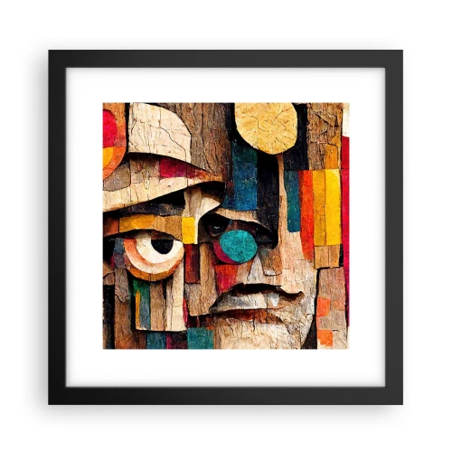 Plakat i sort ramme - Jeg kan se dig... - 30x30 cm