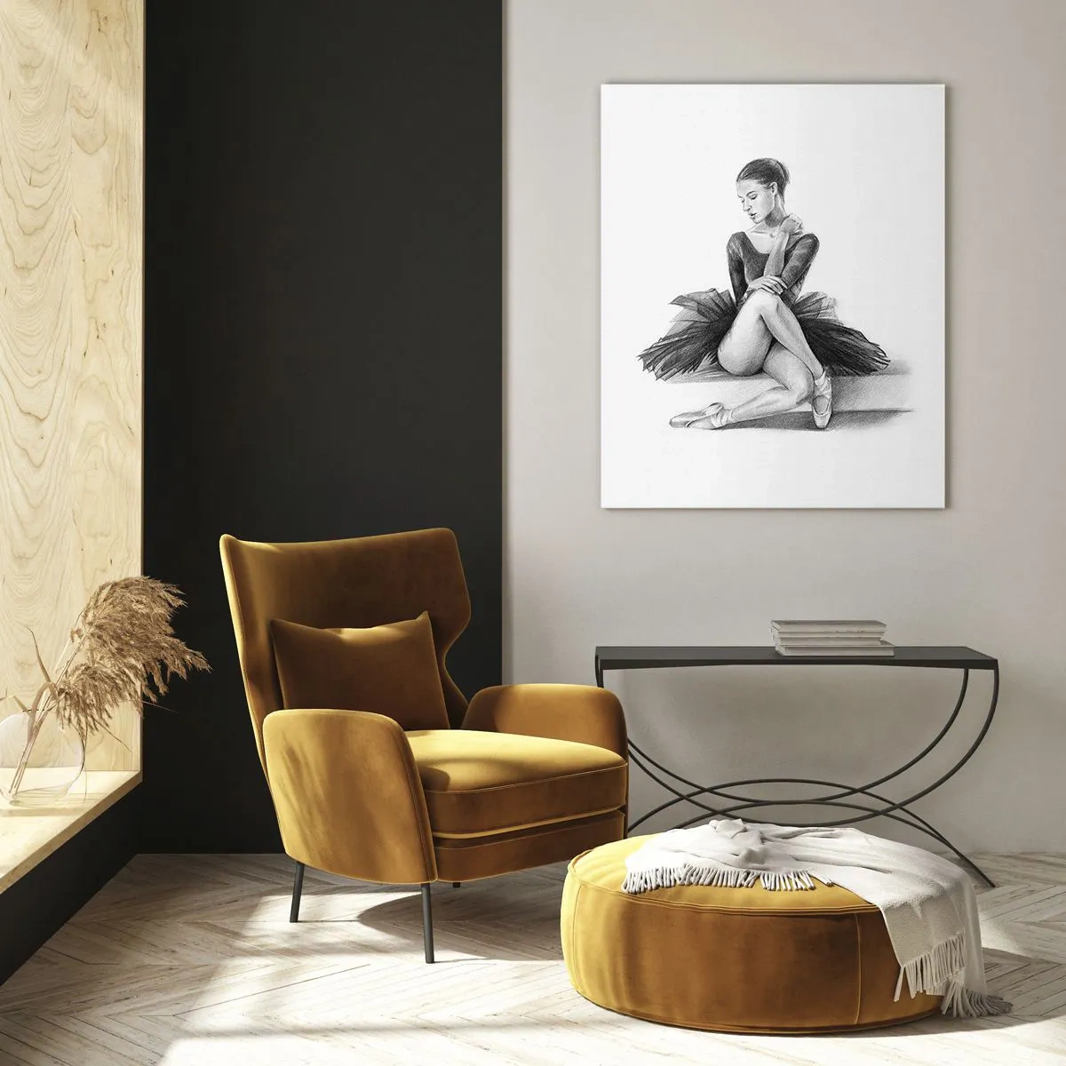 Billede på glas - Fortryllet af dans - 80x120 cm