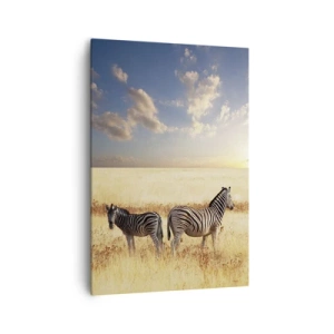 Lærredstryk - Billede på lærred - Gå væk, forstyrr ikke freden - 70x100 cm