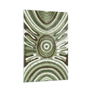 Billede på glas - Eksplosion af følelser - 80x120 cm
