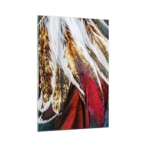 Billede på glas - Flyvningens hemmeligheder - 80x120 cm