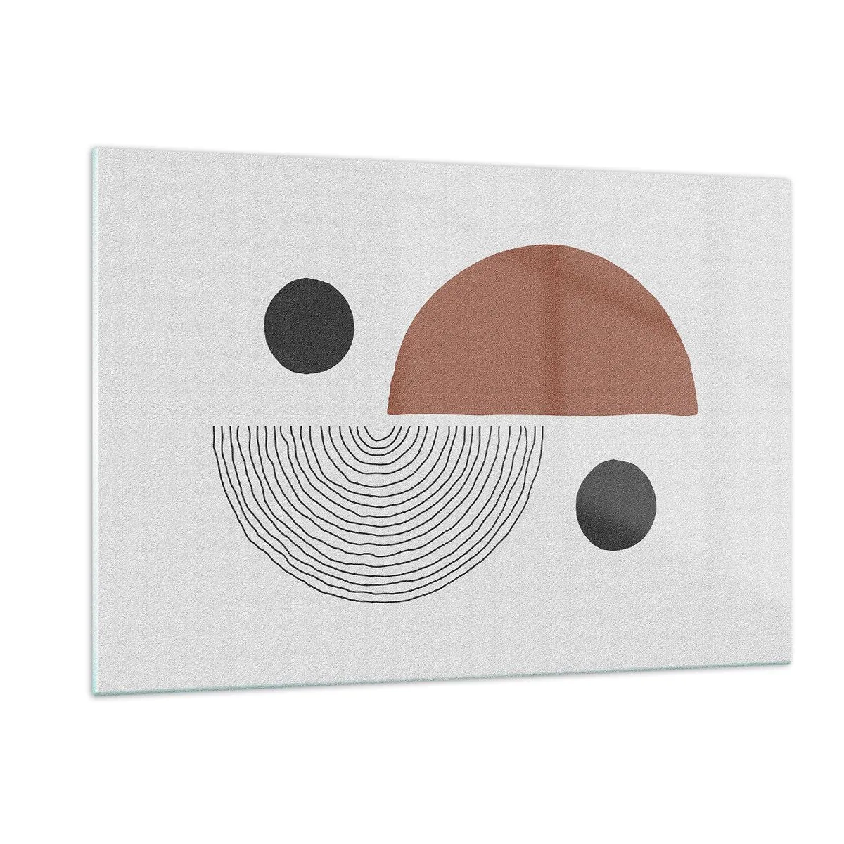 Billede på glas - Perfektion af hjulet - 120x80 cm