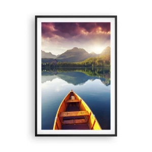 Plakat i sort ramme - Intet imod naturen - 61x91 cm