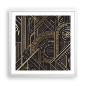 Plakat i hvid ramme - Koncepter, idéer, planer - 50x50 cm