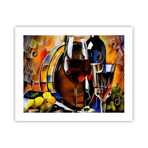 Plakat - Og verden bliver mere farverig - 50x40 cm