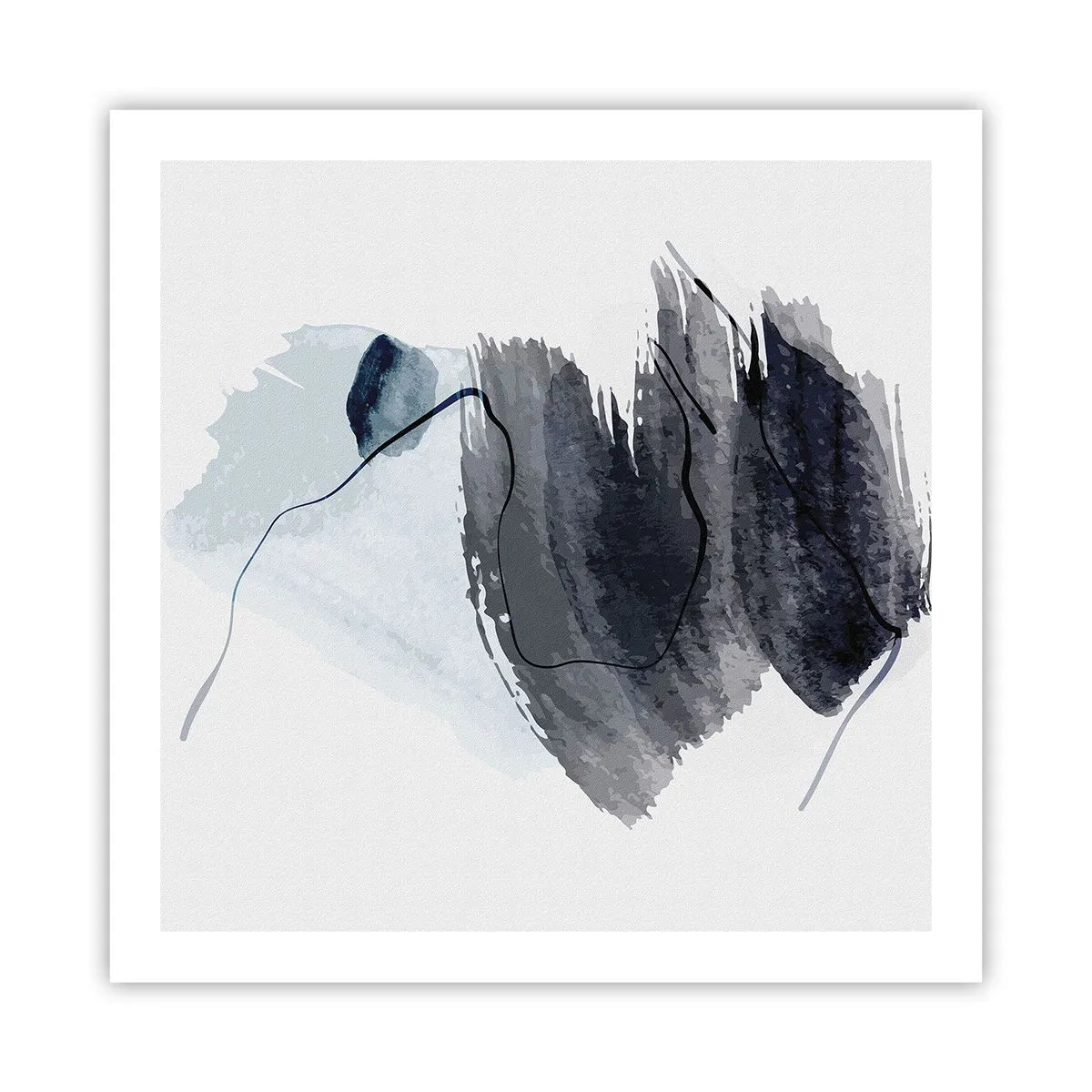 Plakat - Intensitet og bevægelse - 60x60 cm