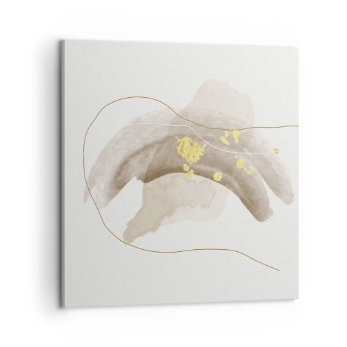 Lærredstryk - Billede på lærred - Mødt i rummet - 50x50 cm