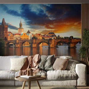 Fototapet Standard Eco - Smukt for evigt - By, Prag, Tjekkiet - 450x315 cm