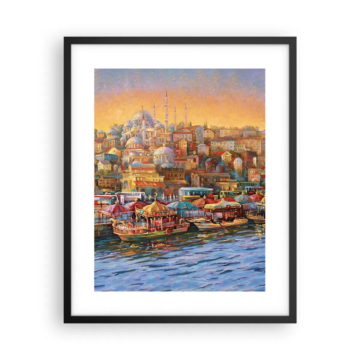 Plakat i sort ramme - En historie fra Istanbul - 40x50 cm