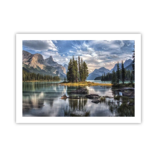 Plakat - Over store og klare vande… - 70x50 cm