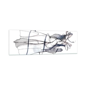 Billede på glas - En undersøgelse af berøring - 160x50 cm