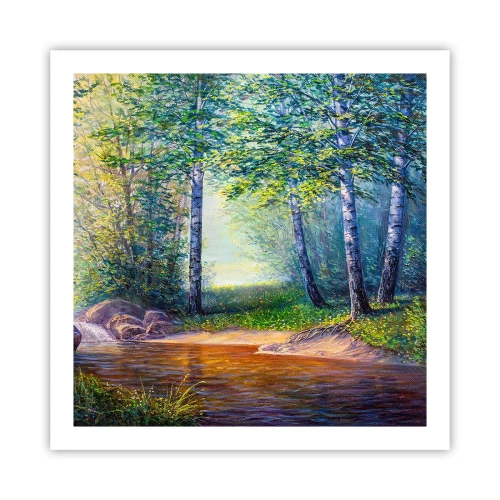 Plakat - Idylliske omgivelser - 60x60 cm