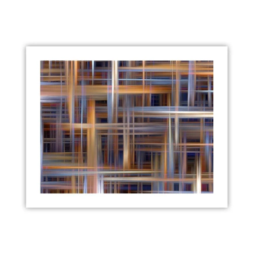 Plakat - Vævet af lys - 50x40 cm