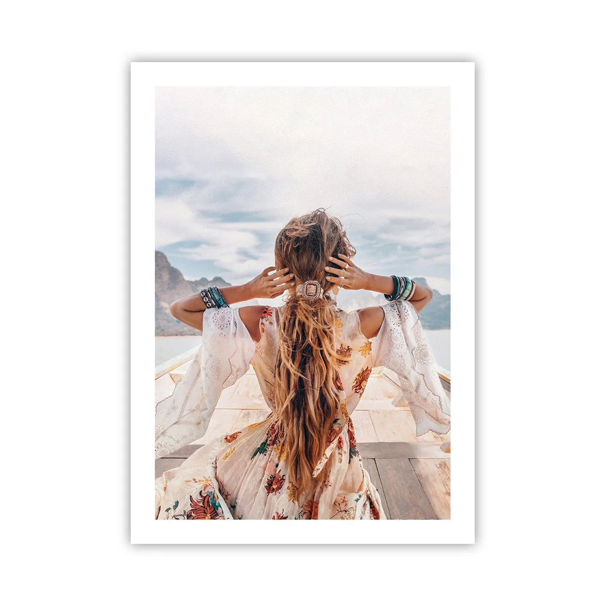 Plakat - På vej mod lykken - 50x70 cm