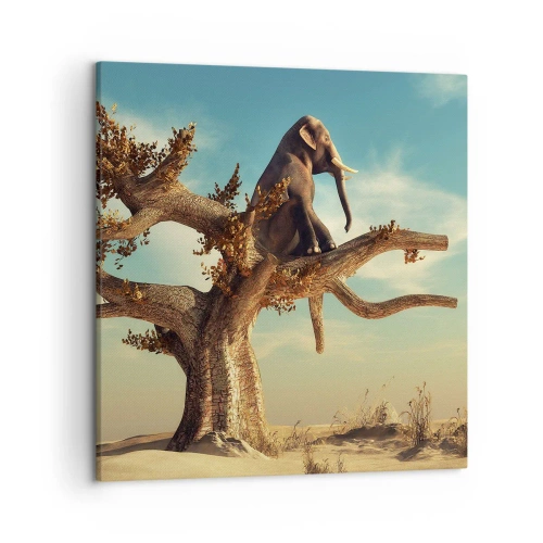 Lærredstryk - Billede på lærred - Et nyt synspunkt - 50x50 cm