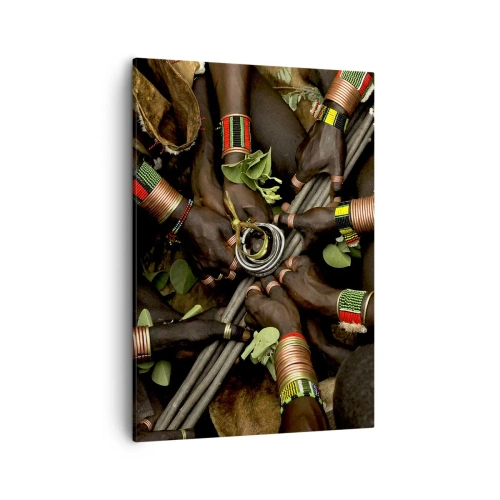 Lærredstryk - Billede på lærred - Vi er sammen - 50x70 cm