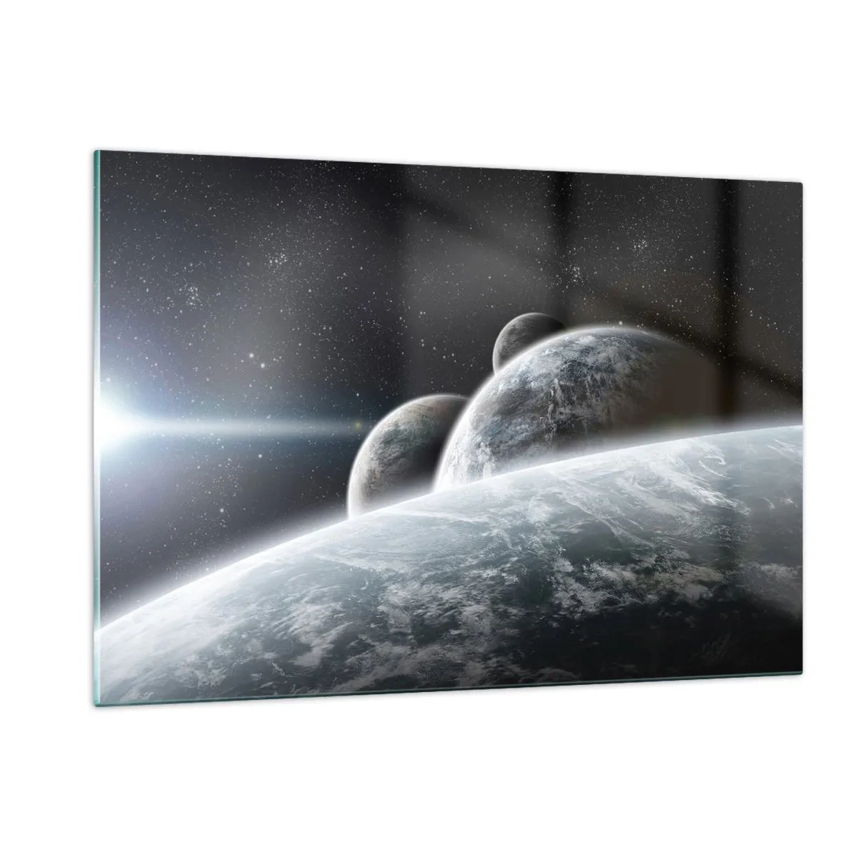 Billede på glas - Sfærernes kosmiske musik - 120x80 cm