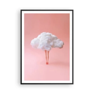 Plakat i sort ramme - Et sødt løfte - 70x100 cm