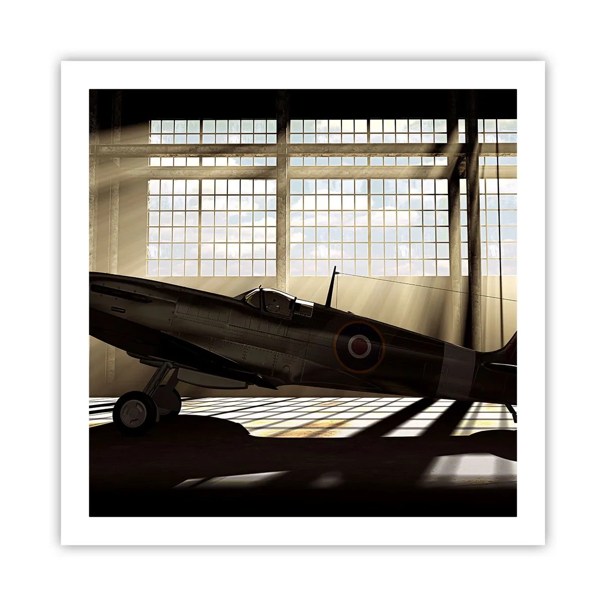 Plakat - Resten af krigeren - 60x60 cm