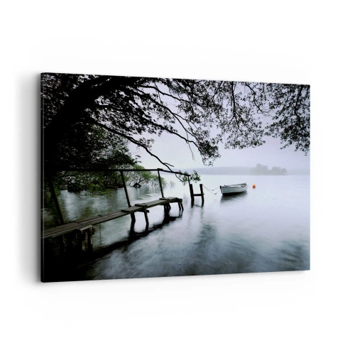 Lærredstryk - Billede på lærred - Du hviler allerede - 120x80 cm