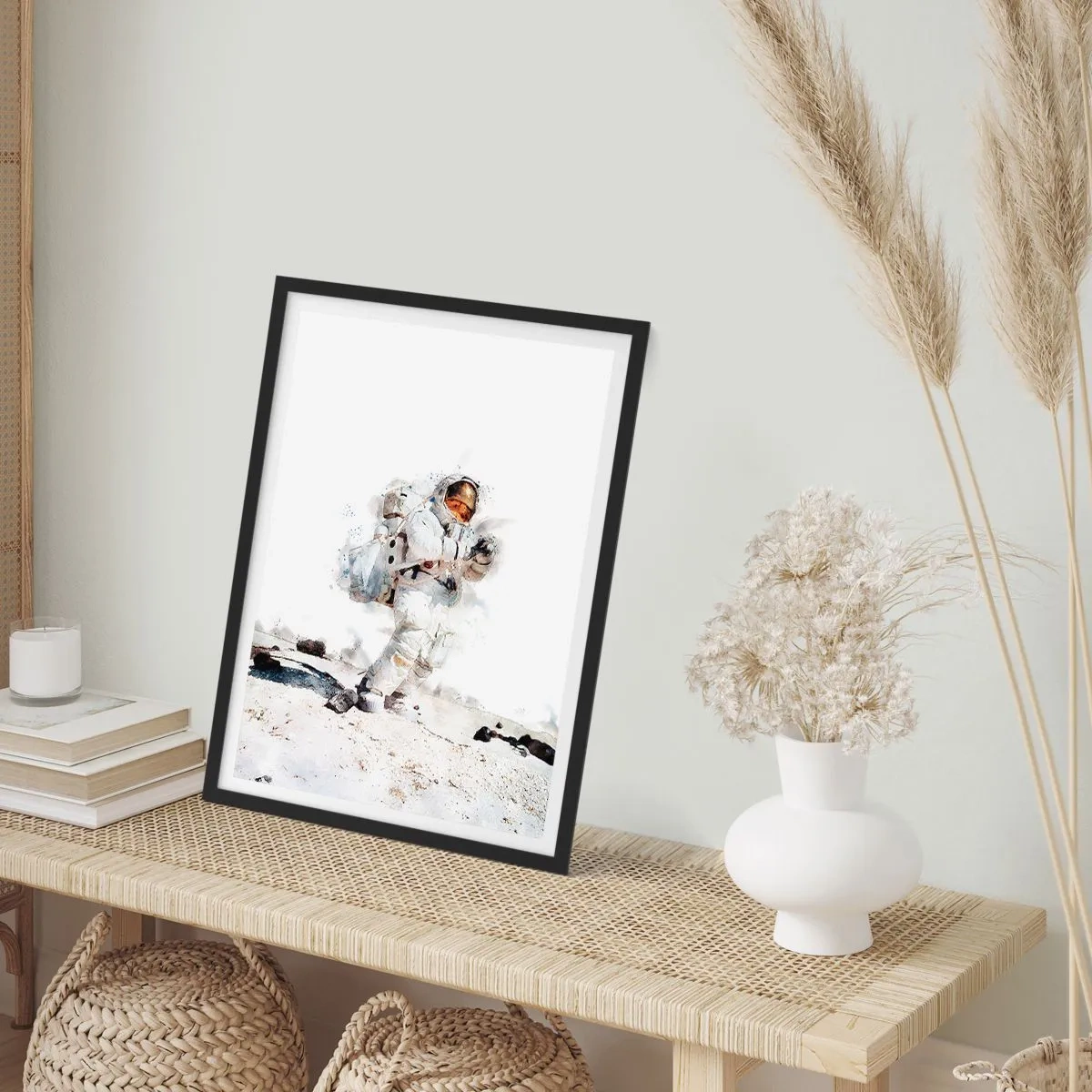 Plakat i sort ramme - Jordens budbringer - 40x50 cm